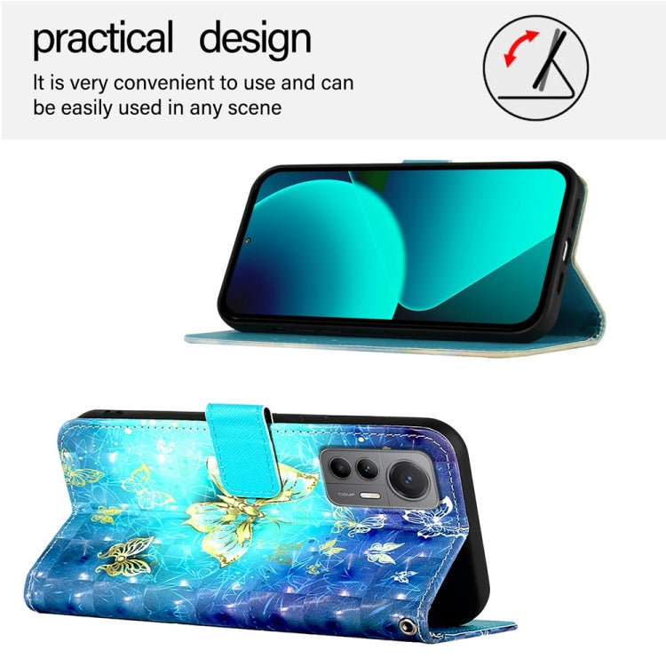 3D Painting Horizontal Flip Leather Phone Case, For Xiaomi 12 Lite, For Xiaomi Civi 1S, For Xiaomi Poco X3 GT, For Xiaomi Mi 11 Ultra, For Xiaomi Mi 11, For Xiaomi Mi 10T 5G / Mi 10T Pro 5G