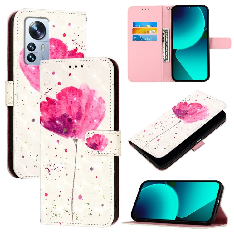 3D Painting Horizontal Flip Leather Phone Case, For Xiaomi 13 Pro, For Xiaomi 13, For Xiaomi 12S Ultra, For Xiaomi 12 Pro / 12S Pro, For Xiaomi 12 / 12X / 12S, For Xiaomi Poco X4 NFC