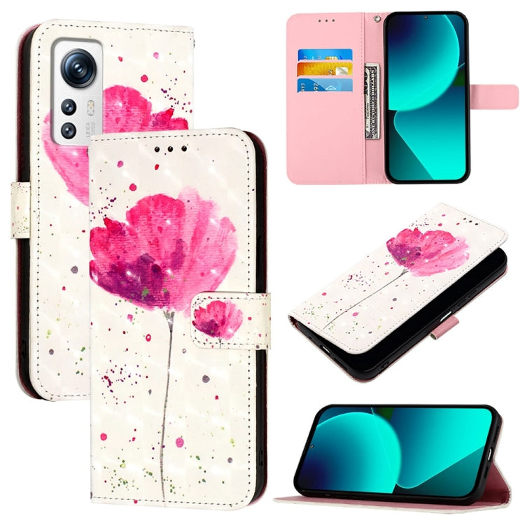 3D Painting Horizontal Flip Leather Phone Case, For Xiaomi 13 Pro, For Xiaomi 13, For Xiaomi 12S Ultra, For Xiaomi 12 Pro / 12S Pro, For Xiaomi 12 / 12X / 12S, For Xiaomi Poco X4 NFC