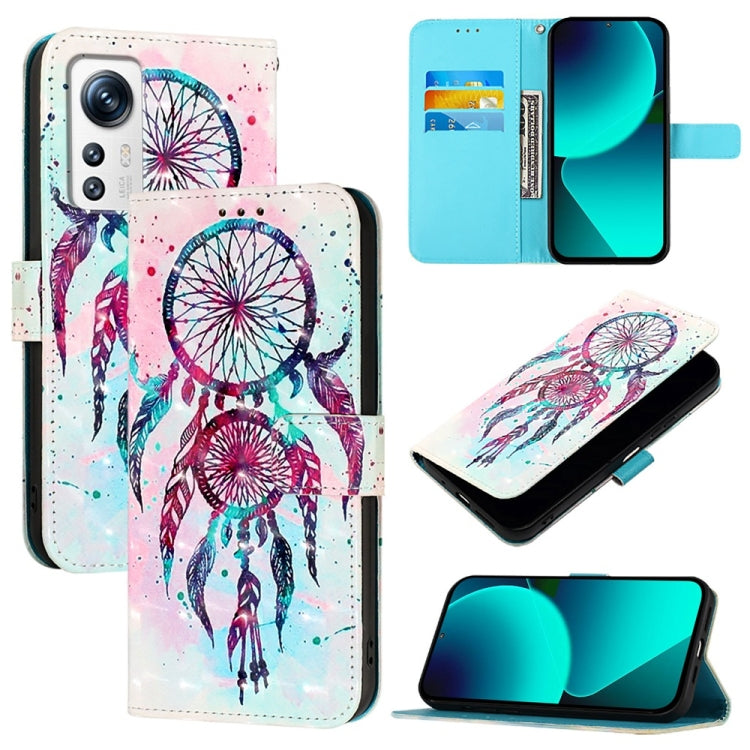 3D Painting Horizontal Flip Leather Phone Case, For Xiaomi 13 Pro, For Xiaomi 13, For Xiaomi 12S Ultra, For Xiaomi 12 Pro / 12S Pro, For Xiaomi 12 / 12X / 12S, For Xiaomi Poco X4 NFC
