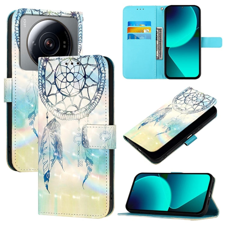 3D Painting Horizontal Flip Leather Phone Case, For Xiaomi 13 Pro, For Xiaomi 13, For Xiaomi 12S Ultra, For Xiaomi 12 Pro / 12S Pro, For Xiaomi 12 / 12X / 12S, For Xiaomi Poco X4 NFC
