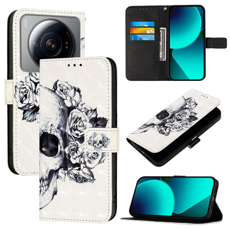 3D Painting Horizontal Flip Leather Phone Case, For Xiaomi 13 Pro, For Xiaomi 13, For Xiaomi 12S Ultra, For Xiaomi 12 Pro / 12S Pro, For Xiaomi 12 / 12X / 12S, For Xiaomi Poco X4 NFC