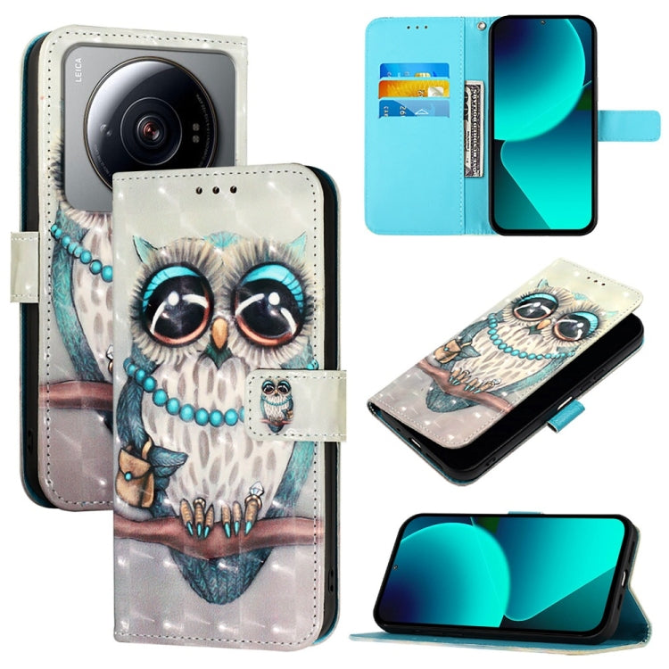 3D Painting Horizontal Flip Leather Phone Case, For Xiaomi 13 Pro, For Xiaomi 13, For Xiaomi 12S Ultra, For Xiaomi 12 Pro / 12S Pro, For Xiaomi 12 / 12X / 12S, For Xiaomi Poco X4 NFC