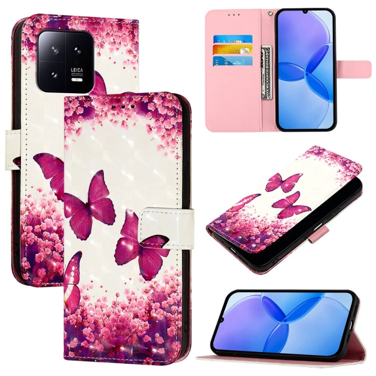 3D Painting Horizontal Flip Leather Phone Case, For Xiaomi 13 Pro, For Xiaomi 13, For Xiaomi 12S Ultra, For Xiaomi 12 Pro / 12S Pro, For Xiaomi 12 / 12X / 12S, For Xiaomi Poco X4 NFC