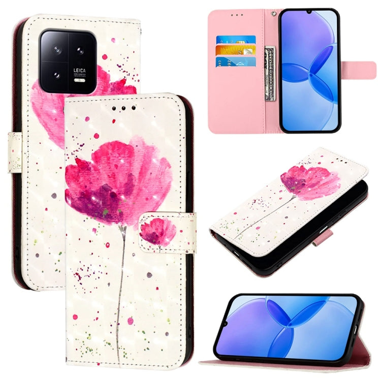 3D Painting Horizontal Flip Leather Phone Case, For Xiaomi 13 Pro, For Xiaomi 13, For Xiaomi 12S Ultra, For Xiaomi 12 Pro / 12S Pro, For Xiaomi 12 / 12X / 12S, For Xiaomi Poco X4 NFC