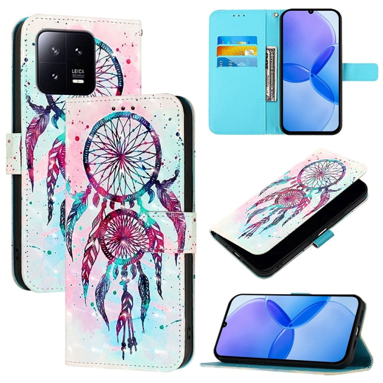 3D Painting Horizontal Flip Leather Phone Case, For Xiaomi 13 Pro, For Xiaomi 13, For Xiaomi 12S Ultra, For Xiaomi 12 Pro / 12S Pro, For Xiaomi 12 / 12X / 12S, For Xiaomi Poco X4 NFC