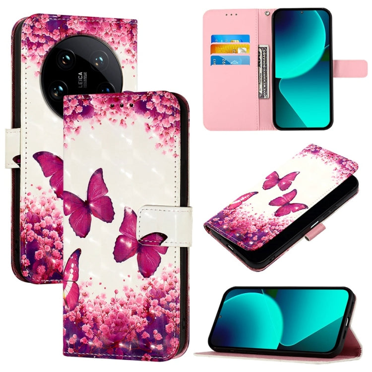3D Painting Horizontal Flip Leather Phone Case, For Xiaomi Poco M7 Pro 5G, For Xiaomi 14T Pro, For Xiaomi 14T, For Xiaomi Poco F6 5G, For Xiaomi Poco X6 Neo Global, For Xiaomi 14 Ultra