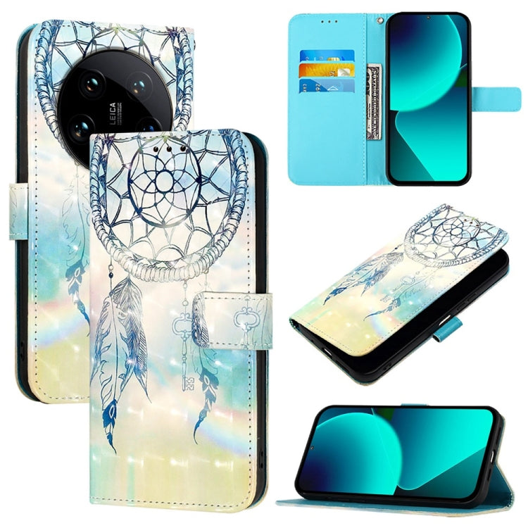 3D Painting Horizontal Flip Leather Phone Case, For Xiaomi Poco M7 Pro 5G, For Xiaomi 14T Pro, For Xiaomi 14T, For Xiaomi Poco F6 5G, For Xiaomi Poco X6 Neo Global, For Xiaomi 14 Ultra
