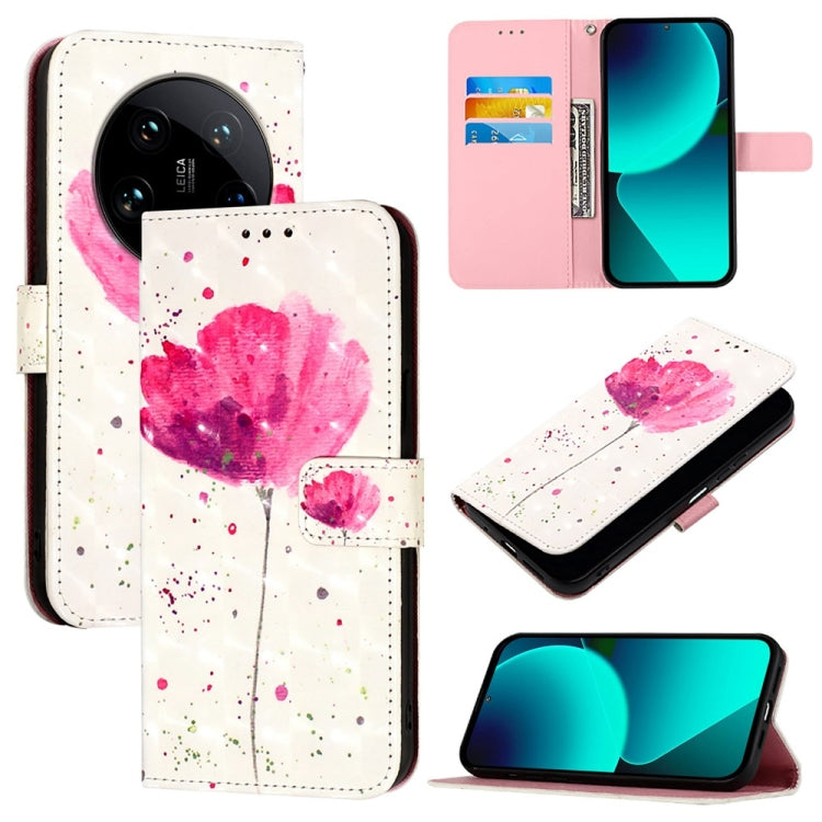 3D Painting Horizontal Flip Leather Phone Case, For Xiaomi Poco M7 Pro 5G, For Xiaomi 14T Pro, For Xiaomi 14T, For Xiaomi Poco F6 5G, For Xiaomi Poco X6 Neo Global, For Xiaomi 14 Ultra