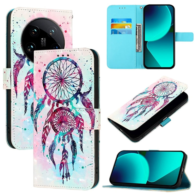 3D Painting Horizontal Flip Leather Phone Case, For Xiaomi Poco M7 Pro 5G, For Xiaomi 14T Pro, For Xiaomi 14T, For Xiaomi Poco F6 5G, For Xiaomi Poco X6 Neo Global, For Xiaomi 14 Ultra