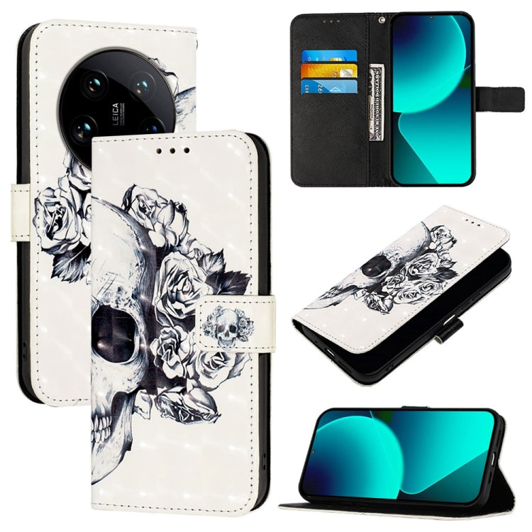 3D Painting Horizontal Flip Leather Phone Case, For Xiaomi Poco M7 Pro 5G, For Xiaomi 14T Pro, For Xiaomi 14T, For Xiaomi Poco F6 5G, For Xiaomi Poco X6 Neo Global, For Xiaomi 14 Ultra