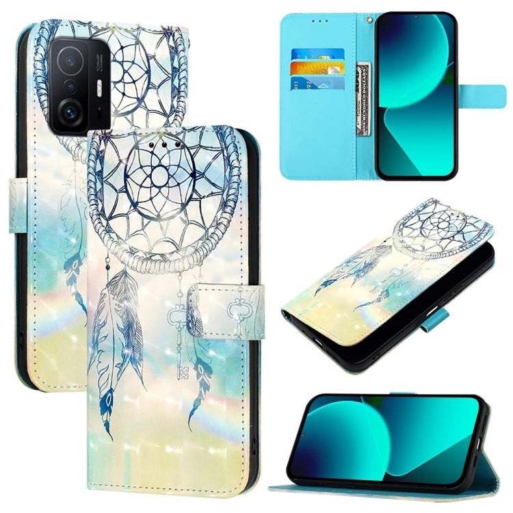3D Painting Horizontal Flip Leather Phone Case, For Xiaomi 12 Lite, For Xiaomi Civi 1S, For Xiaomi Poco X3 GT, For Xiaomi Mi 11 Ultra, For Xiaomi Mi 11, For Xiaomi Mi 10T 5G / Mi 10T Pro 5G