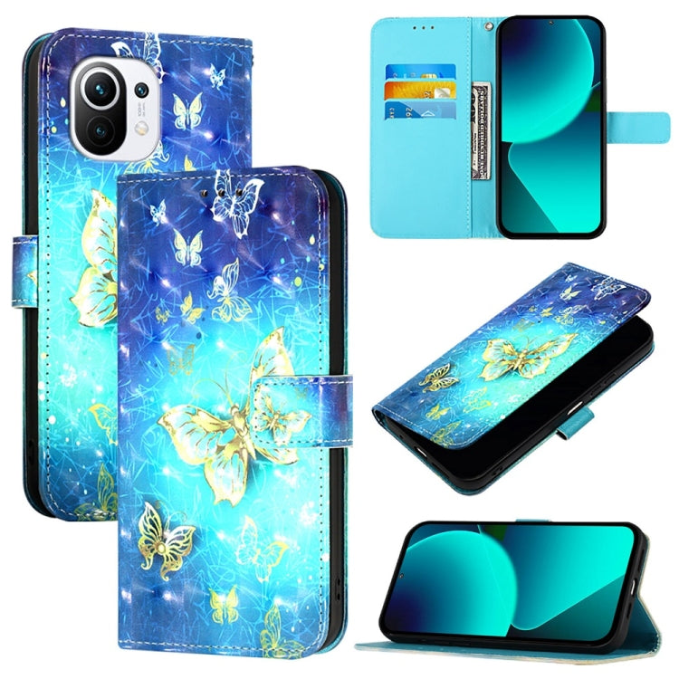 3D Painting Horizontal Flip Leather Phone Case, For Xiaomi 12 Lite, For Xiaomi Civi 1S, For Xiaomi Poco X3 GT, For Xiaomi Mi 11 Ultra, For Xiaomi Mi 11, For Xiaomi Mi 10T 5G / Mi 10T Pro 5G