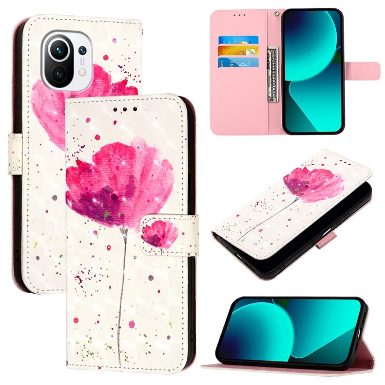 3D Painting Horizontal Flip Leather Phone Case, For Xiaomi 12 Lite, For Xiaomi Civi 1S, For Xiaomi Poco X3 GT, For Xiaomi Mi 11 Ultra, For Xiaomi Mi 11, For Xiaomi Mi 10T 5G / Mi 10T Pro 5G