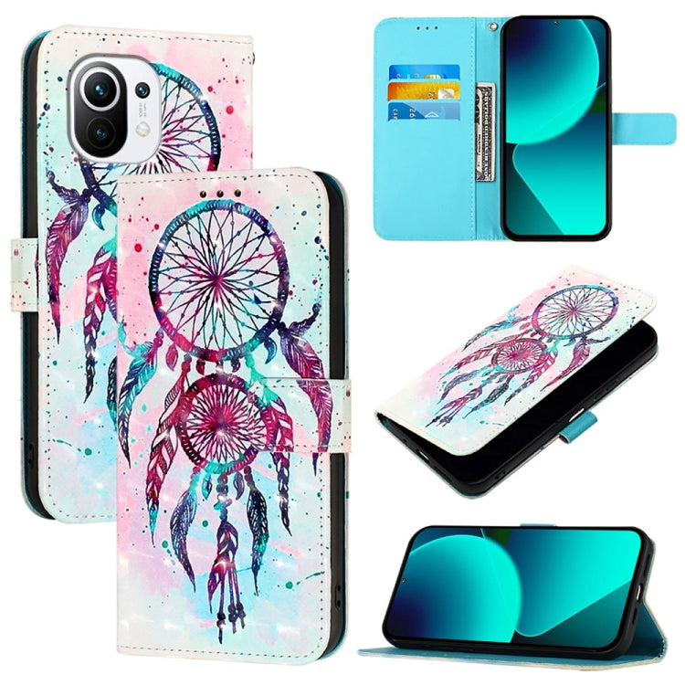 3D Painting Horizontal Flip Leather Phone Case, For Xiaomi 12 Lite, For Xiaomi Civi 1S, For Xiaomi Poco X3 GT, For Xiaomi Mi 11 Ultra, For Xiaomi Mi 11, For Xiaomi Mi 10T 5G / Mi 10T Pro 5G