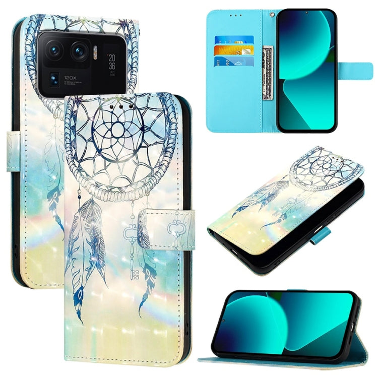 3D Painting Horizontal Flip Leather Phone Case, For Xiaomi 12 Lite, For Xiaomi Civi 1S, For Xiaomi Poco X3 GT, For Xiaomi Mi 11 Ultra, For Xiaomi Mi 11, For Xiaomi Mi 10T 5G / Mi 10T Pro 5G
