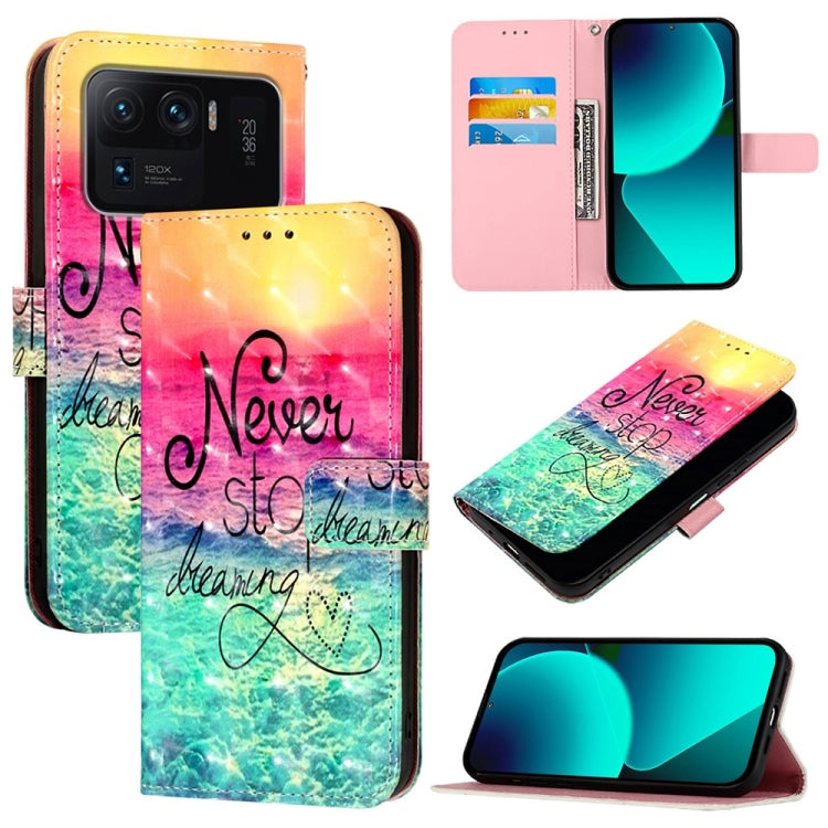 3D Painting Horizontal Flip Leather Phone Case, For Xiaomi 12 Lite, For Xiaomi Civi 1S, For Xiaomi Poco X3 GT, For Xiaomi Mi 11 Ultra, For Xiaomi Mi 11, For Xiaomi Mi 10T 5G / Mi 10T Pro 5G