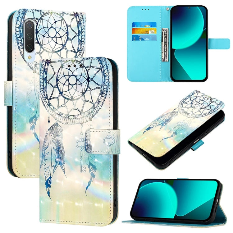 3D Painting Horizontal Flip Leather Phone Case, For Xiaomi Mi 10T Lite 5G, For Xiaomi Mi CC9 / Mi 9 Lite, For Xiaomi Mi CC9e / Xiaomi Mi A3