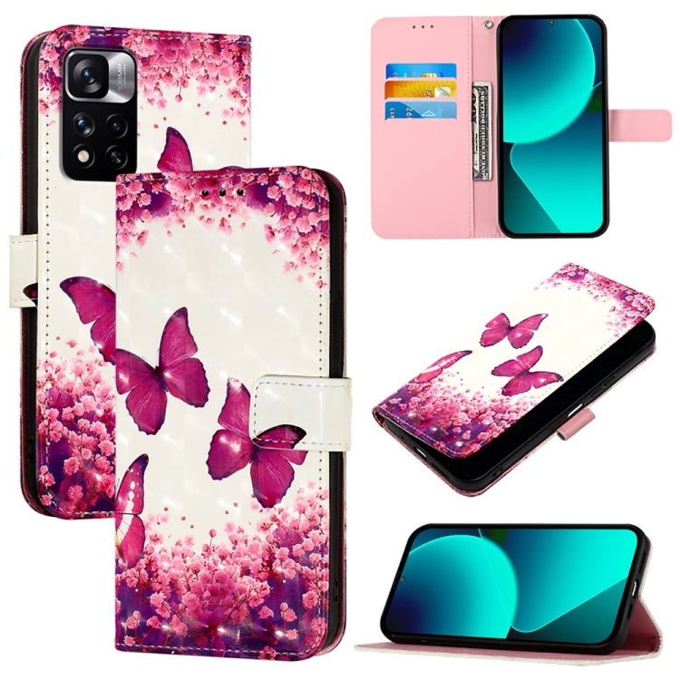 3D Painting Horizontal Flip Leather Phone Case, For Xiaomi 13 Pro, For Xiaomi 13, For Xiaomi 12S Ultra, For Xiaomi 12 Pro / 12S Pro, For Xiaomi 12 / 12X / 12S, For Xiaomi Poco X4 NFC