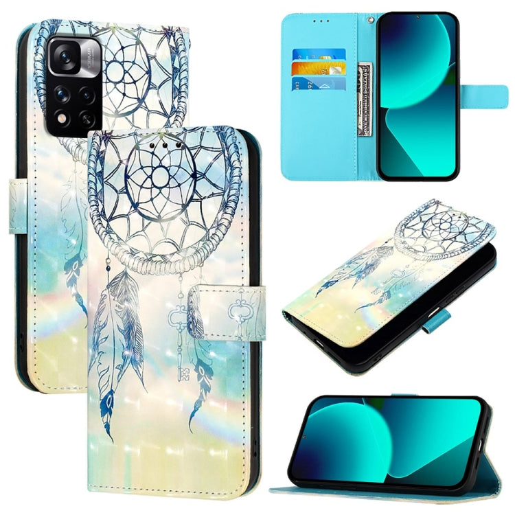 3D Painting Horizontal Flip Leather Phone Case, For Xiaomi 13 Pro, For Xiaomi 13, For Xiaomi 12S Ultra, For Xiaomi 12 Pro / 12S Pro, For Xiaomi 12 / 12X / 12S, For Xiaomi Poco X4 NFC