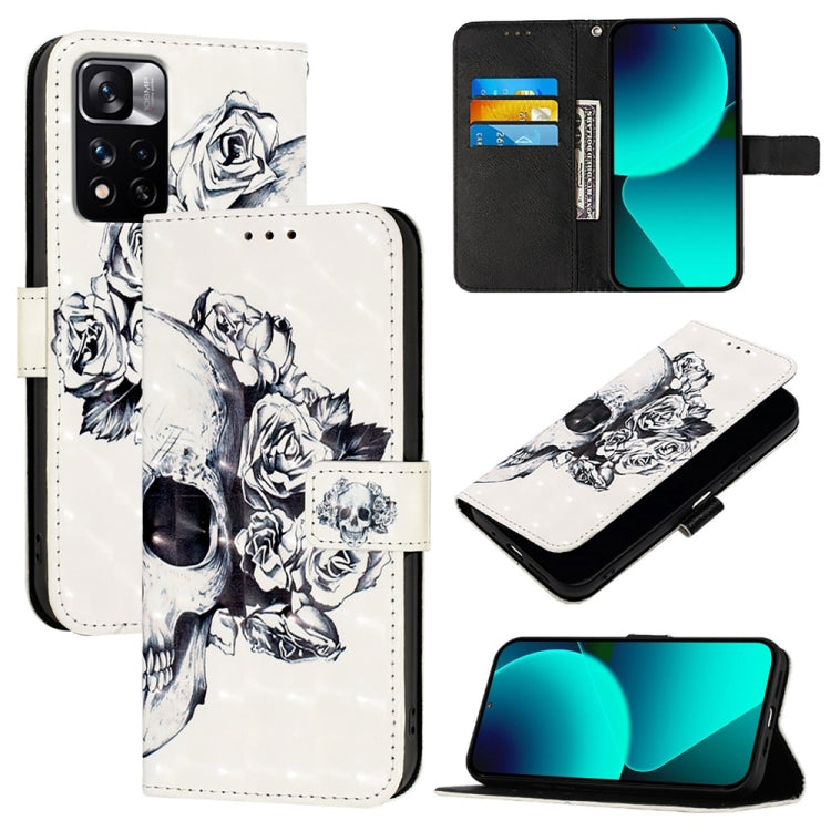 3D Painting Horizontal Flip Leather Phone Case, For Xiaomi 13 Pro, For Xiaomi 13, For Xiaomi 12S Ultra, For Xiaomi 12 Pro / 12S Pro, For Xiaomi 12 / 12X / 12S, For Xiaomi Poco X4 NFC