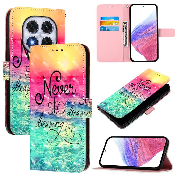 3D Painting Horizontal Flip Leather Phone Case, For Xiaomi 15T Pro, For Xiaomi 15T, For Xiaomi Civi 5 Pro, For Xiaomi 15S Pro, For Xiaomi Poco X7 5G, For Xiaomi Poco X7 Pro 5G