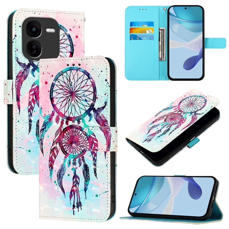 3D Painting Horizontal Flip Leather Phone Case, For vivo X100s, For vivo Y38, For vivo V30e Global, For vivo iQOO Z9x, For vivo iQOO Z9 / iQOO Z9 Turbo, For vivo Y03 Global