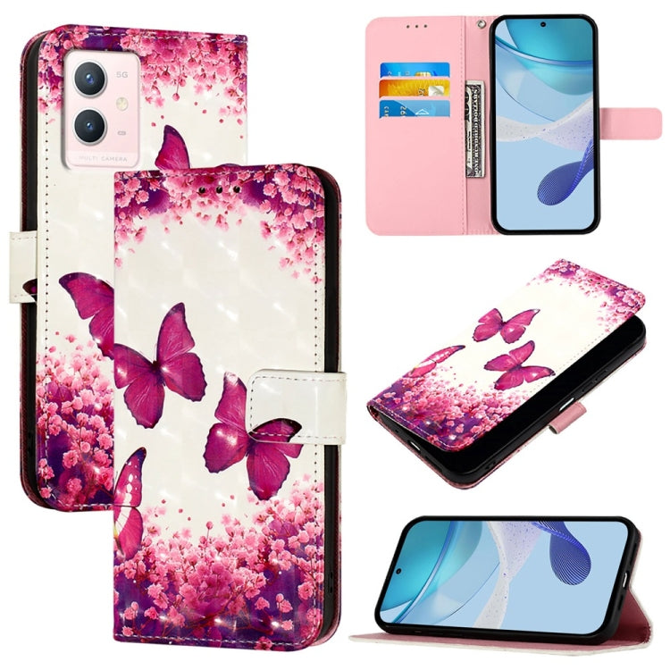 3D Painting Horizontal Flip Leather Phone Case, For vivo Y77 5G Global, For vivo S10e 5G / V23e 4G / 5G / Y75 4G, For vivo Y33s 4G Global / Y21 / Y21s / Y21t, For vivo Y76 5G, For vivo Y51 2020 India / Y51a 2021 / Y53s 4G                               ...