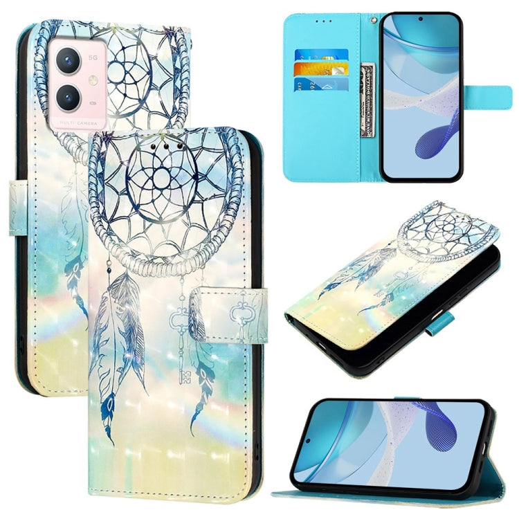 3D Painting Horizontal Flip Leather Phone Case, For vivo Y77 5G Global, For vivo S10e 5G / V23e 4G / 5G / Y75 4G, For vivo Y33s 4G Global / Y21 / Y21s / Y21t, For vivo Y76 5G, For vivo Y51 2020 India / Y51a 2021 / Y53s 4G                               ...