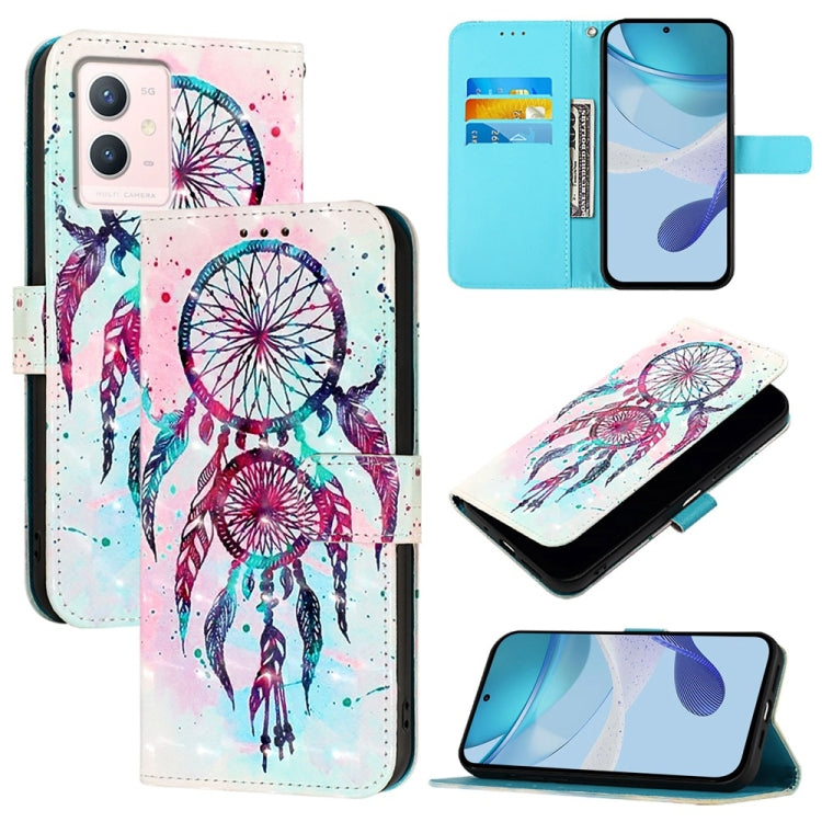3D Painting Horizontal Flip Leather Phone Case, For vivo Y77 5G Global, For vivo S10e 5G / V23e 4G / 5G / Y75 4G, For vivo Y33s 4G Global / Y21 / Y21s / Y21t, For vivo Y76 5G, For vivo Y51 2020 India / Y51a 2021 / Y53s 4G                               ...