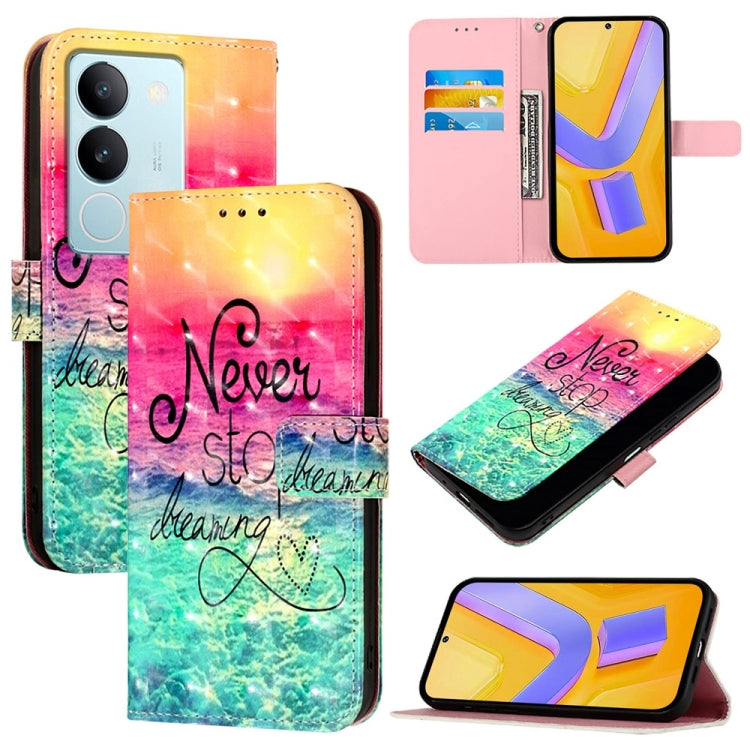 3D Painting Horizontal Flip Leather Phone Case, For vivo V29 5G Global / V29 Pro, For vivo Y17s 4G Global / 5G India, For vivo Y02 / Y02A / Y02t / Y11 2023, For vivo Y78 Global / Y78+ Global / V29 Lite, For vivo Y56 / Y16 / Y02s Global                 ...