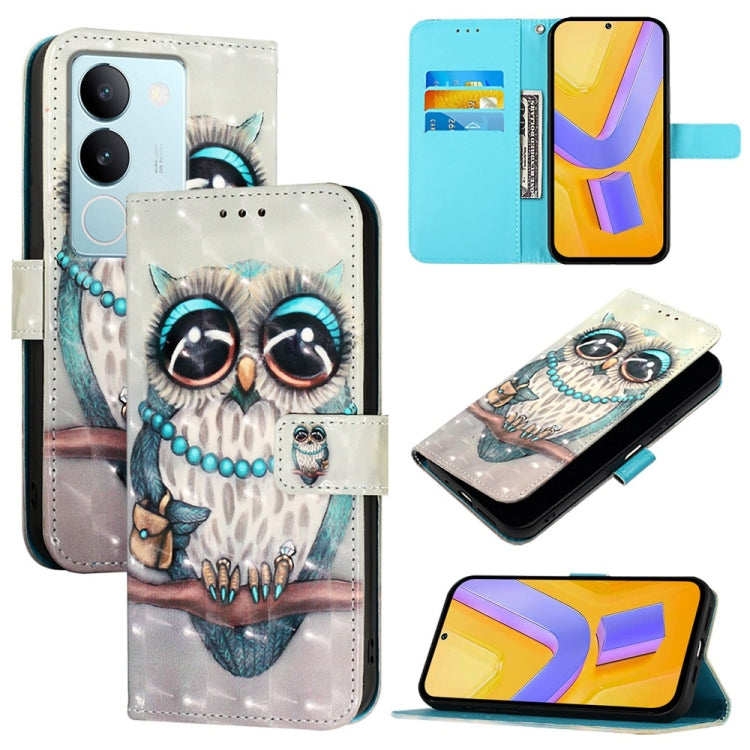 3D Painting Horizontal Flip Leather Phone Case, For vivo V29 5G Global / V29 Pro, For vivo Y17s 4G Global / 5G India, For vivo Y02 / Y02A / Y02t / Y11 2023, For vivo Y78 Global / Y78+ Global / V29 Lite, For vivo Y56 / Y16 / Y02s Global                 ...