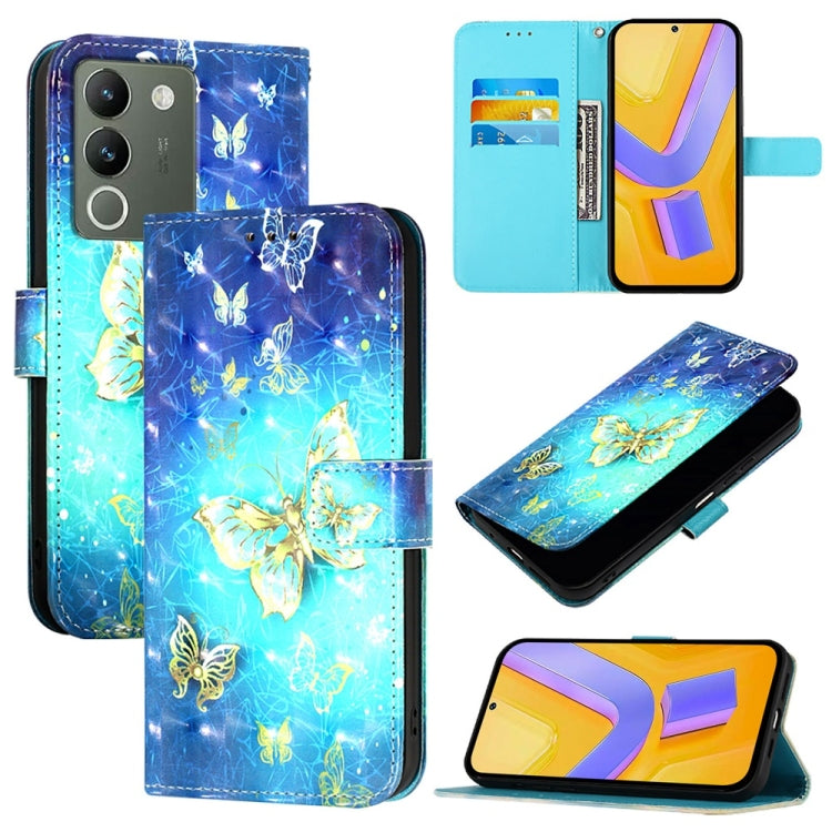 3D Painting Horizontal Flip Leather Phone Case, For vivo Y100 5G IDN / Y200e 5G Global, For vivo V30 5G Global / V30 Pro 5G Global, For vivo V29e / Y200 / V30 Lite 5G Global, For vivo X100 Pro, For vivo X100, For vivo Y36 4G / 5G Global / Y36 4G India