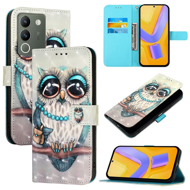 3D Painting Horizontal Flip Leather Phone Case, For vivo Y100 5G IDN / Y200e 5G Global, For vivo V30 5G Global / V30 Pro 5G Global, For vivo V29e / Y200 / V30 Lite 5G Global, For vivo X100 Pro, For vivo X100, For vivo Y36 4G / 5G Global / Y36 4G India