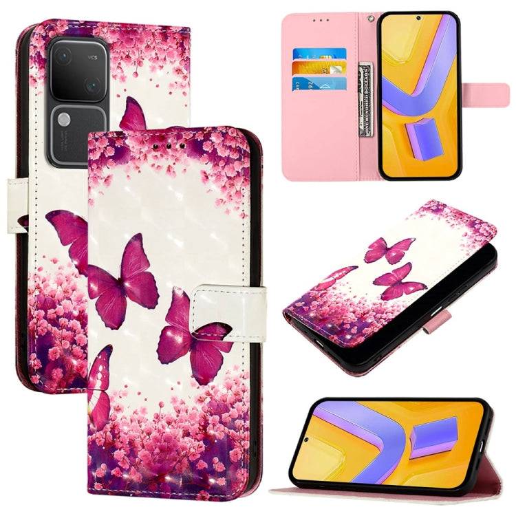 3D Painting Horizontal Flip Leather Phone Case, For vivo Y100 5G IDN / Y200e 5G Global, For vivo V30 5G Global / V30 Pro 5G Global, For vivo V29e / Y200 / V30 Lite 5G Global, For vivo X100 Pro, For vivo X100, For vivo Y36 4G / 5G Global / Y36 4G India