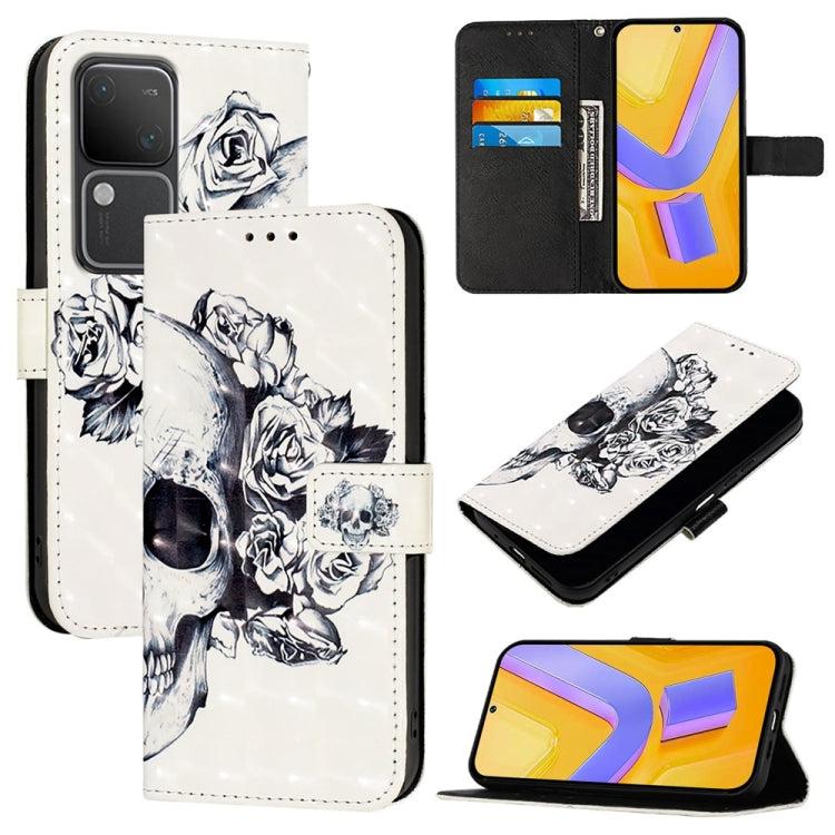 3D Painting Horizontal Flip Leather Phone Case, For vivo Y100 5G IDN / Y200e 5G Global, For vivo V30 5G Global / V30 Pro 5G Global, For vivo V29e / Y200 / V30 Lite 5G Global, For vivo X100 Pro, For vivo X100, For vivo Y36 4G / 5G Global / Y36 4G India