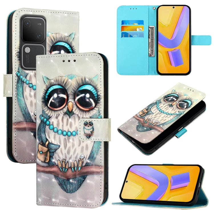 3D Painting Horizontal Flip Leather Phone Case, For vivo Y100 5G IDN / Y200e 5G Global, For vivo V30 5G Global / V30 Pro 5G Global, For vivo V29e / Y200 / V30 Lite 5G Global, For vivo X100 Pro, For vivo X100, For vivo Y36 4G / 5G Global / Y36 4G India