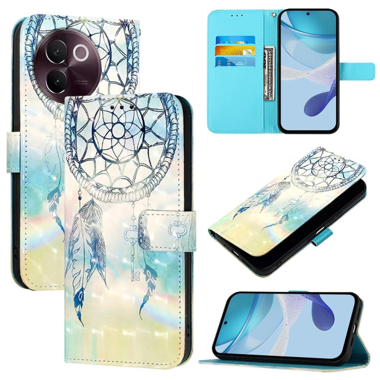 3D Painting Horizontal Flip Leather Phone Case, For vivo X100s, For vivo Y38, For vivo V30e Global, For vivo iQOO Z9x, For vivo iQOO Z9 / iQOO Z9 Turbo, For vivo Y03 Global