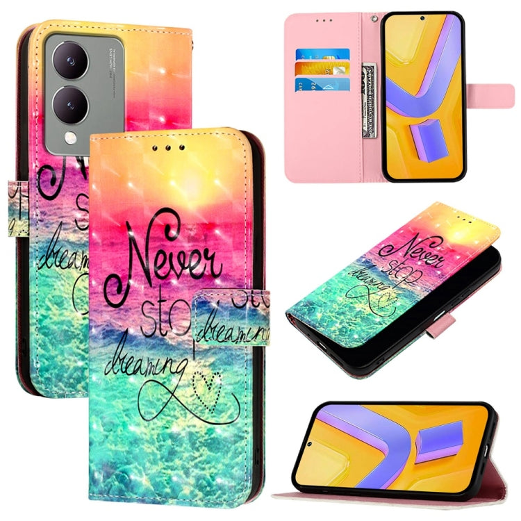 3D Painting Horizontal Flip Leather Phone Case, For vivo V29 5G Global / V29 Pro, For vivo Y17s 4G Global / 5G India, For vivo Y02 / Y02A / Y02t / Y11 2023, For vivo Y78 Global / Y78+ Global / V29 Lite, For vivo Y56 / Y16 / Y02s Global                 ...