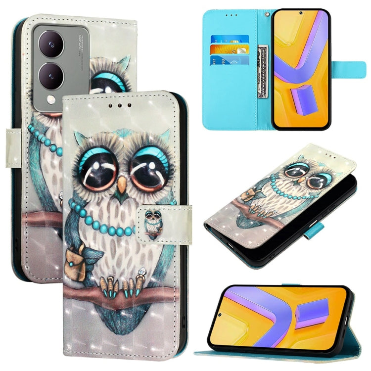 3D Painting Horizontal Flip Leather Phone Case, For vivo V29 5G Global / V29 Pro, For vivo Y17s 4G Global / 5G India, For vivo Y02 / Y02A / Y02t / Y11 2023, For vivo Y78 Global / Y78+ Global / V29 Lite, For vivo Y56 / Y16 / Y02s Global                 ...