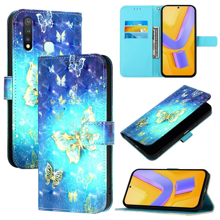 3D Painting Horizontal Flip Leather Phone Case, For vivo Y20 / Y20a / Y20g / Y20i / Y20s, For vivo Y70S, For vivo Y30 4G Global, For vivo Y19 / U3 / Y5s / Z5i / U20, For vivo Y17 / Y15 / Y12 / Y11, For vivo Y27 4G Global