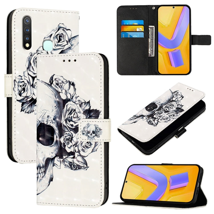 3D Painting Horizontal Flip Leather Phone Case, For vivo Y20 / Y20a / Y20g / Y20i / Y20s, For vivo Y70S, For vivo Y30 4G Global, For vivo Y19 / U3 / Y5s / Z5i / U20, For vivo Y17 / Y15 / Y12 / Y11, For vivo Y27 4G Global