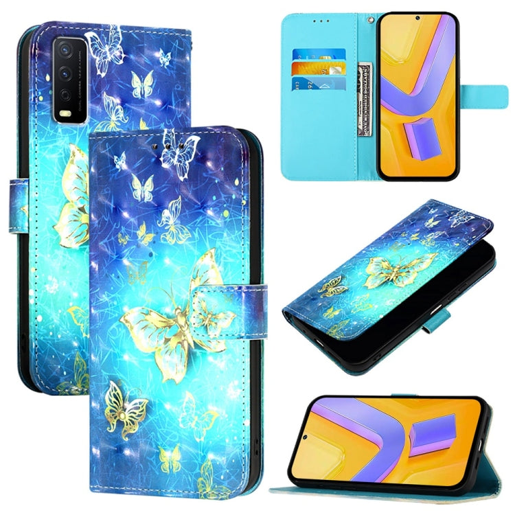 3D Painting Horizontal Flip Leather Phone Case, For vivo Y20 / Y20a / Y20g / Y20i / Y20s, For vivo Y70S, For vivo Y30 4G Global, For vivo Y19 / U3 / Y5s / Z5i / U20, For vivo Y17 / Y15 / Y12 / Y11, For vivo Y27 4G Global