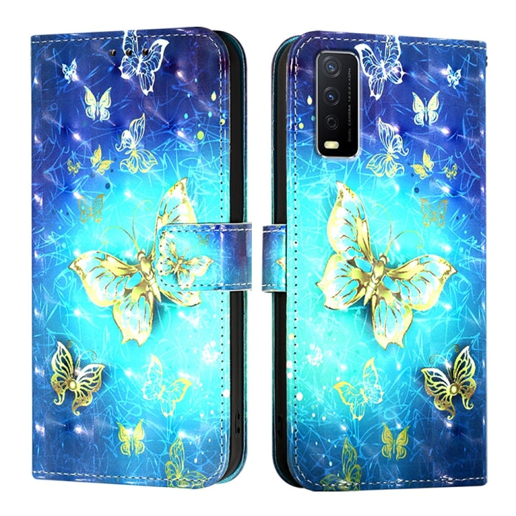 3D Painting Horizontal Flip Leather Phone Case, For vivo Y20 / Y20a / Y20g / Y20i / Y20s, For vivo Y70S, For vivo Y30 4G Global, For vivo Y19 / U3 / Y5s / Z5i / U20, For vivo Y17 / Y15 / Y12 / Y11, For vivo Y27 4G Global