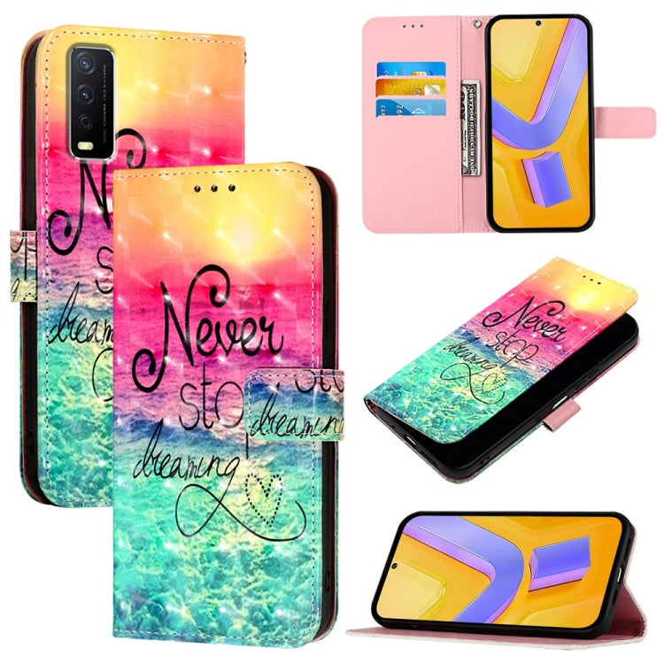 3D Painting Horizontal Flip Leather Phone Case, For vivo Y20 / Y20a / Y20g / Y20i / Y20s, For vivo Y70S, For vivo Y30 4G Global, For vivo Y19 / U3 / Y5s / Z5i / U20, For vivo Y17 / Y15 / Y12 / Y11, For vivo Y27 4G Global