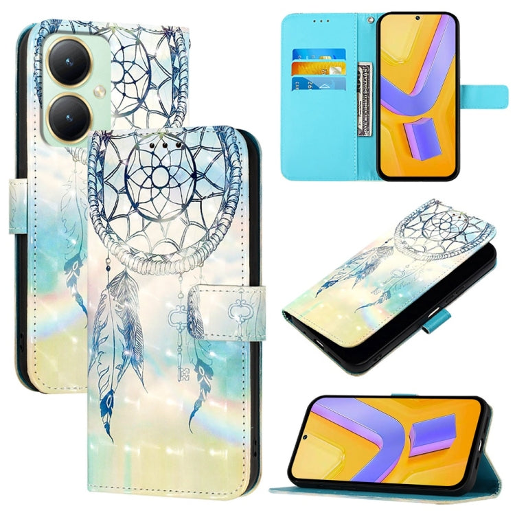3D Painting Horizontal Flip Leather Phone Case, For vivo Y20 / Y20a / Y20g / Y20i / Y20s, For vivo Y70S, For vivo Y30 4G Global, For vivo Y19 / U3 / Y5s / Z5i / U20, For vivo Y17 / Y15 / Y12 / Y11, For vivo Y27 4G Global