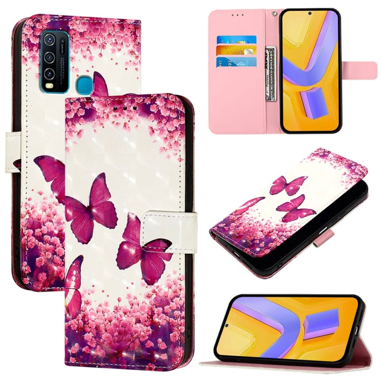 3D Painting Horizontal Flip Leather Phone Case, For vivo Y20 / Y20a / Y20g / Y20i / Y20s, For vivo Y70S, For vivo Y30 4G Global, For vivo Y19 / U3 / Y5s / Z5i / U20, For vivo Y17 / Y15 / Y12 / Y11, For vivo Y27 4G Global