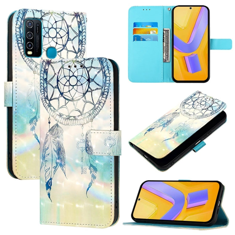 3D Painting Horizontal Flip Leather Phone Case, For vivo Y20 / Y20a / Y20g / Y20i / Y20s, For vivo Y70S, For vivo Y30 4G Global, For vivo Y19 / U3 / Y5s / Z5i / U20, For vivo Y17 / Y15 / Y12 / Y11, For vivo Y27 4G Global