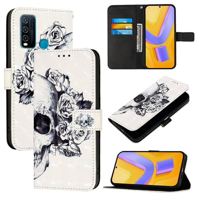 3D Painting Horizontal Flip Leather Phone Case, For vivo Y20 / Y20a / Y20g / Y20i / Y20s, For vivo Y70S, For vivo Y30 4G Global, For vivo Y19 / U3 / Y5s / Z5i / U20, For vivo Y17 / Y15 / Y12 / Y11, For vivo Y27 4G Global