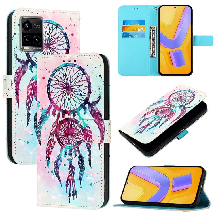 3D Painting Horizontal Flip Leather Phone Case, For vivo Y77 5G Global, For vivo S10e 5G / V23e 4G / 5G / Y75 4G, For vivo Y33s 4G Global / Y21 / Y21s / Y21t, For vivo Y76 5G, For vivo Y51 2020 India / Y51a 2021 / Y53s 4G                               ...
